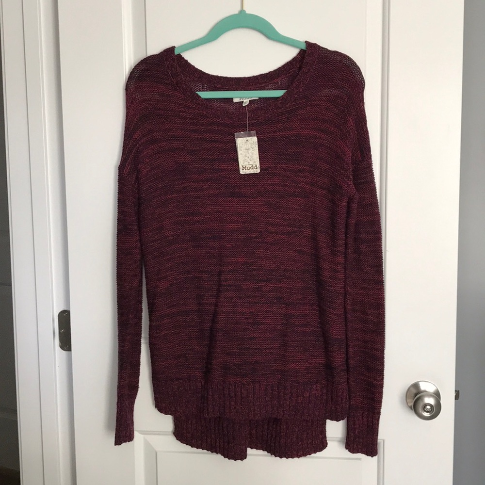 maroon jegging sweater